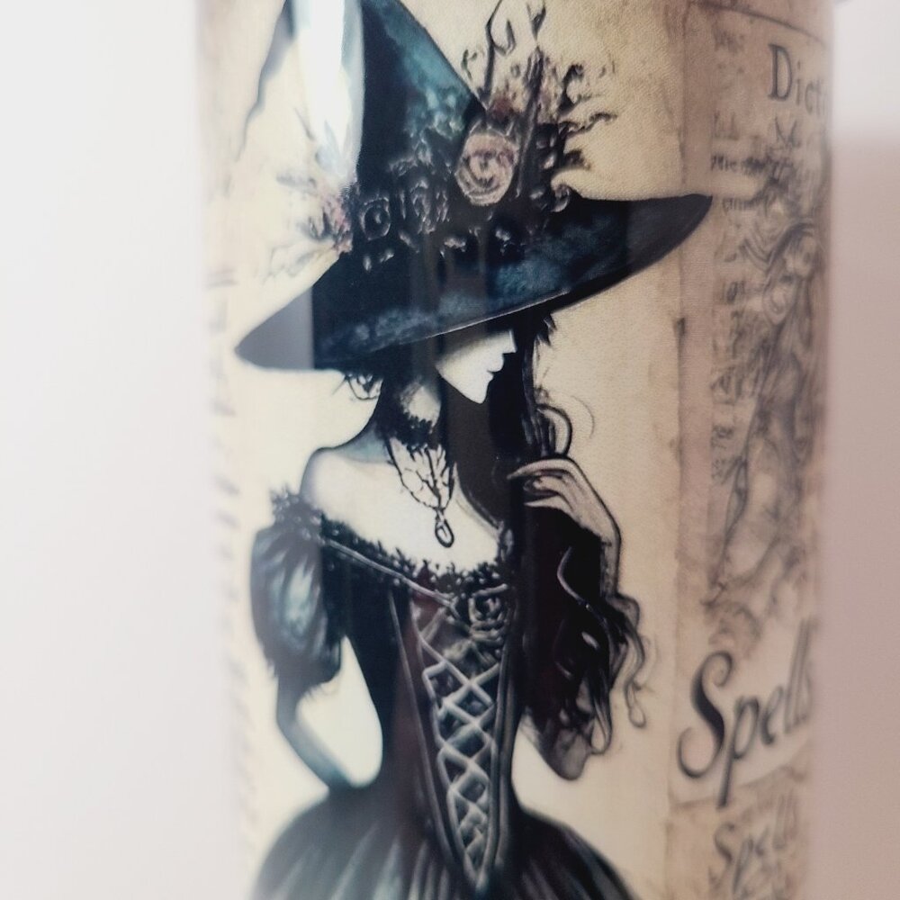Enchantress Spellbook Witch Tumbler – 20 oz | Scott Heil of the Crowing Hen - Picture 3 of 8